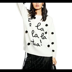 Fa La La La Sweater by Top Shop. Sold out at Nordstrom.